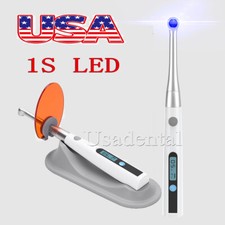 Dental LED Curing Light Lamp Cordless Cure 1400mw/cm² 1S Solidification
