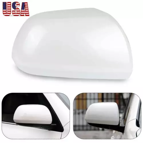 Passenger Right Side Mirror Cap Cover Pearl White For 08-2013 Toyota Highlander