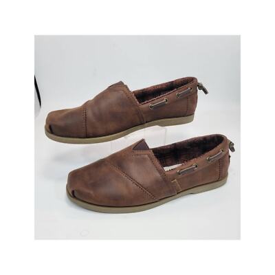 Bobs from Skechers Memory Foam Stretch Fit Womens U.S. Size W8 Brown Shoes