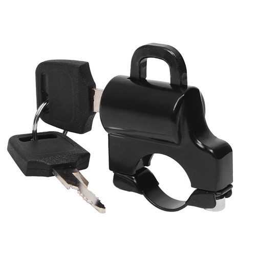 Motorcycle Anti-theft Helmet Lock Security For 7/8'' 22 MM Handlebar Universal - Foto 5 di 12