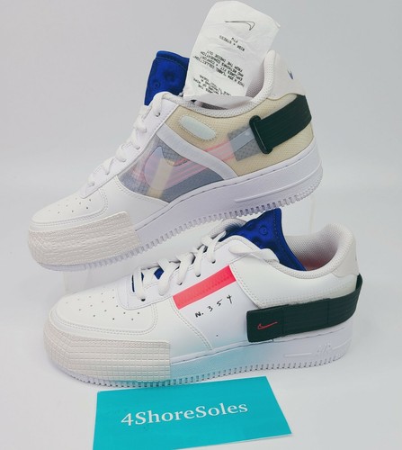 NEW Nike Air Force 1 Type SIZE 6.5 GS 6.5Y Youth White-Red Orbit BQ4793-100  AF1 | eBay