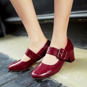 retro block heels
