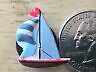 HEART CROWN POLKA DOT FLIP FLOPS, SAIL BOAT AUTHENTIC SHOE CHARM FIT CROCS HOLES - Picture 15 of 16