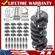 Crankshaft & Head Gasket & Rocker Arm & Valve Lifter for GM Chevy GMC Buick 2.4L