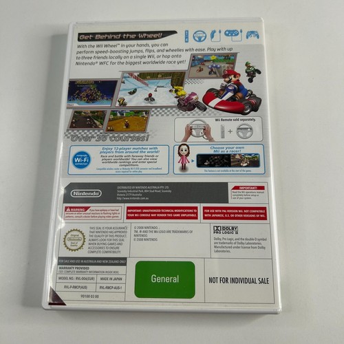 Mario Kart Wii (Nintendo Wii, 2008 PAL) Complete With Manual CIB - Picture 2 of 5