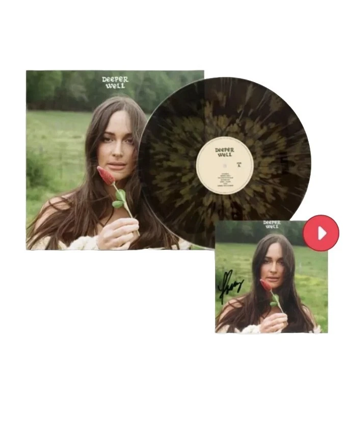 Kacey Musgraves Deeper Well Spotify Edition Tortoise Shell Vinyl w/ Signed Card - Image 3 of 4