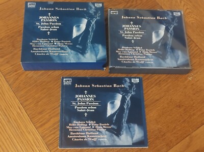 Johann Sebastian Bach Johannes Passion St Johns Passion  De Wolff CD 8804/5