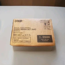 NEW DNP DS622 Dye Sublimation Kit 4x6 Media Set 400 Images x2 Rolls (800 Total)