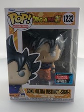 Funko Pop! Animation Dragon Ball Super Goku Ultra Instinct NYCC Exclusive Sticke