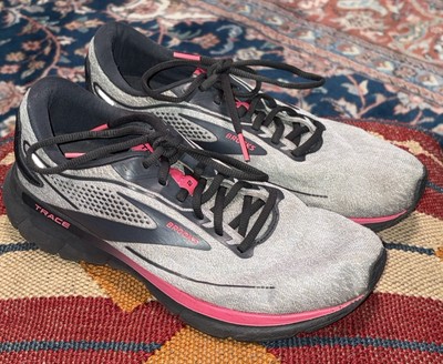 Brooks Womens Trace 2 1203751B038 Gray Running Shoes Sneakers Size 10 B Medium