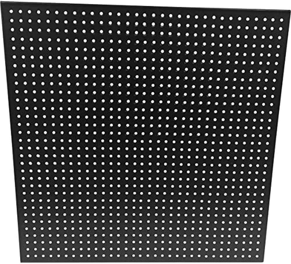 Pannello Forato Nero HOME IT® 40x40 - Organizzatore Parete in Acciaio