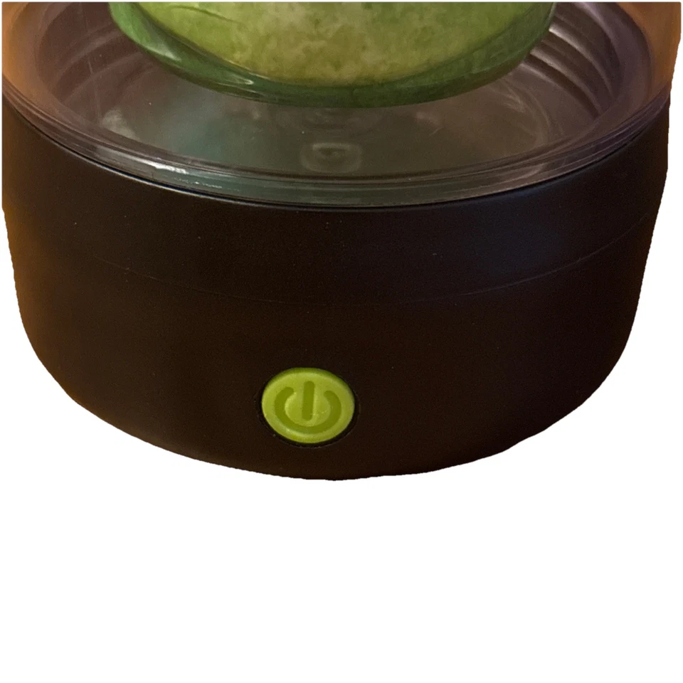 Vasos Cool Gear Pop Lights cara alienígena verde 18 oz con tapa luz LED Foto 4 de 4