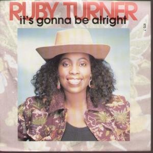 Ruby Turner It's Gonna Be Alright 7" vinyl UK Jive 1989 B/w sexy pic sleeve RTS7 - Picture 1 of 1