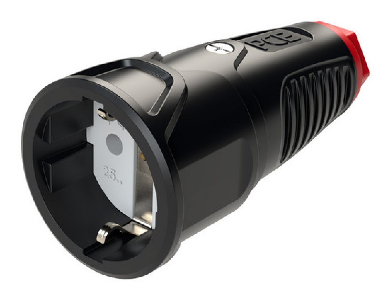 Portable Rubber Socket 16A 2P+Z 230V SCHUKO TAURUS2 2510-sr