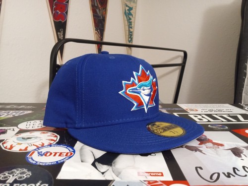 New Era 59Fifty Toronto Blue Jays Retro On Field Fitted Mütze Grau UV Größe 7 3/8 - Bild 2 von 7