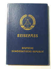 Dokument - DDR EAST GERMANY Reisepass 1987 , 271225-8