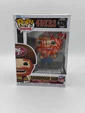 Christian McCaffrey Signed San Francisco 49ers Sourdough Sam Funko pop COA HOLO