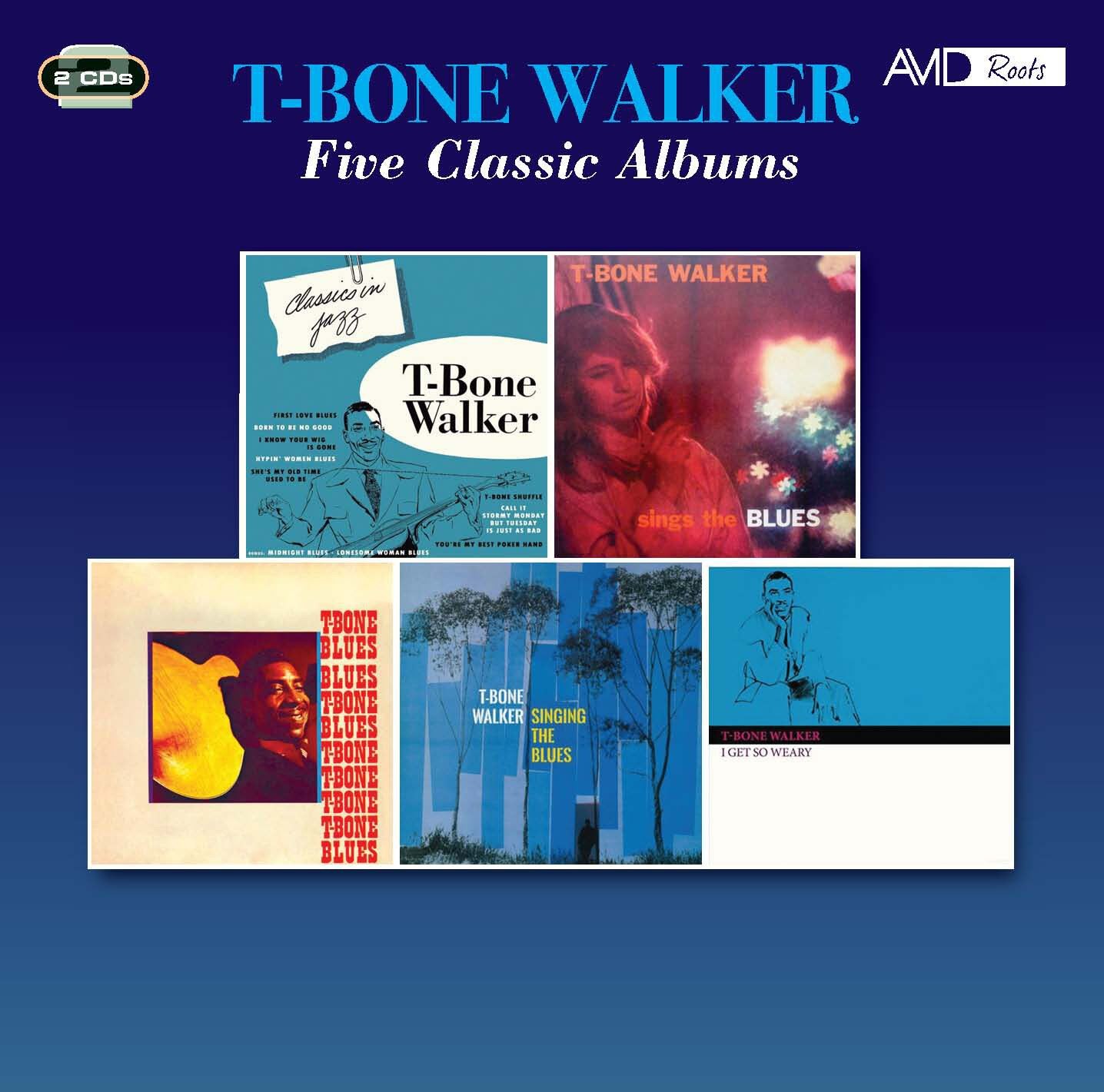 T-Bone Walker - Five Classic Albums (Avid Roots) 2CD Album