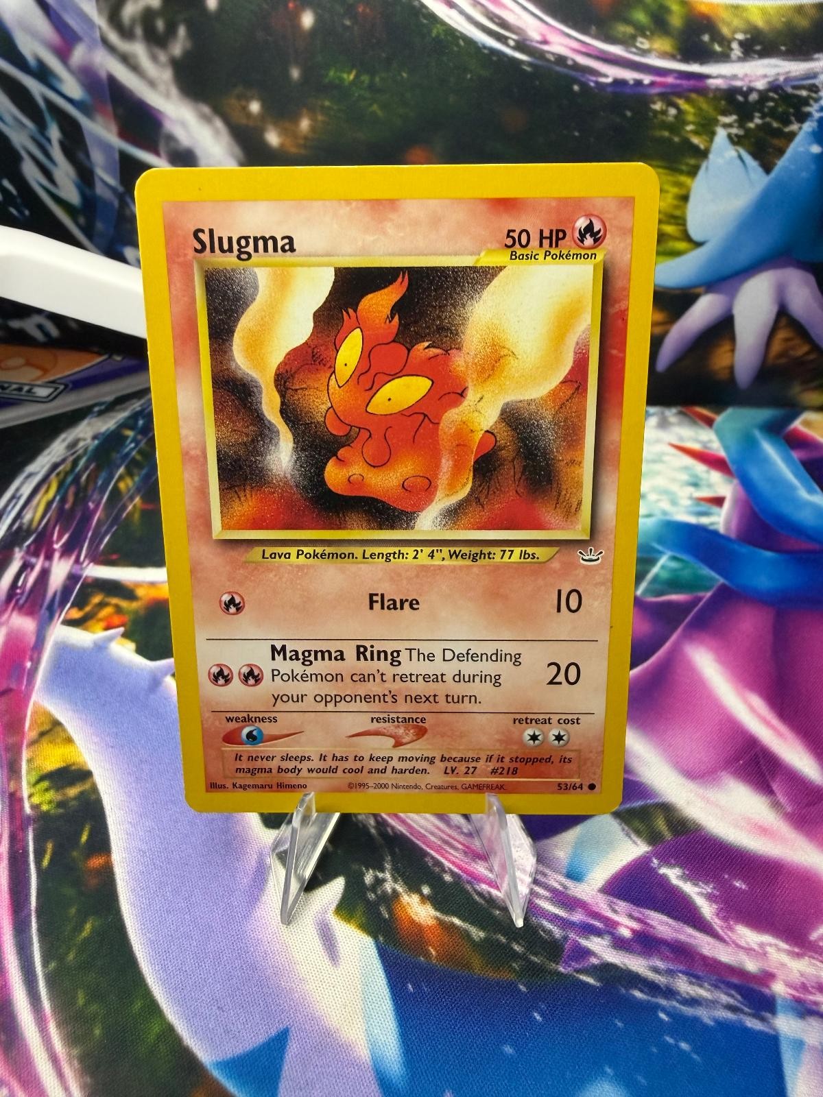 SLUGMA 53/64 NEO REVELATION Unlimited Common Pokemon