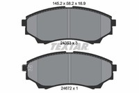 Bremsbelagsatz Scheibenbremse Vorne Textar 2435301 FÜR Ford Mazda BremsbelÄGe