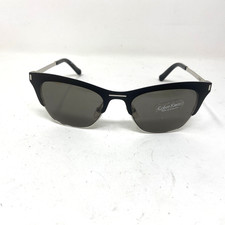 Calvin Klein CK8005S 001 53-20-135 Black Silver W/ Gray Lens CATEYE UL74