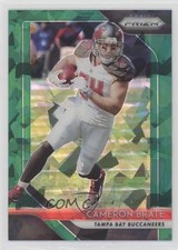 2018 Panini Prizm Green Crystals Prizm 57/75 Cameron Brate #17 v5j