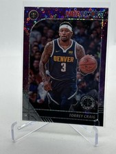 2019-20 NBAHoops Premium Stock Torrey Craig Purple Disco Prizm Nuggets