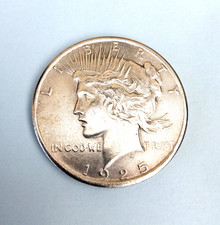USA Silver Peace Dollar 1925