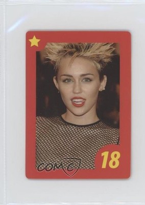 2021 Paladone Celebrity Who Is It? Red Border Miley Cyrus #18 0ps8