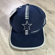 VTG Logo Athletic Dallas Cowboys Strapback Hat NWT NFL Football Blue Cap