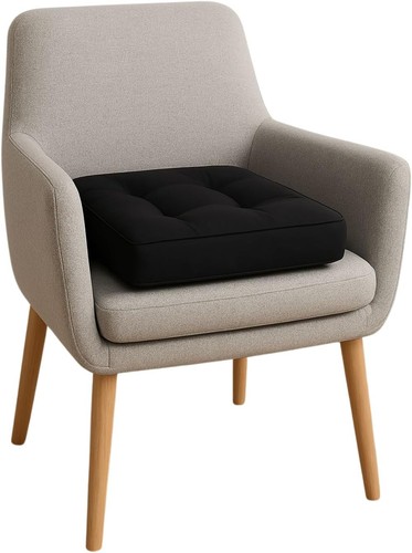 Booster Cushion Seat Pad 45x45x10cm Thick Orthopaedic Armchair Chair Seat Pad UK - Picture 2 of 43