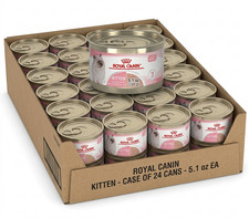 Royal Canin Kitten Loaf in Sauce Wet Cat Food 5.1 oz Case of 24 Cans