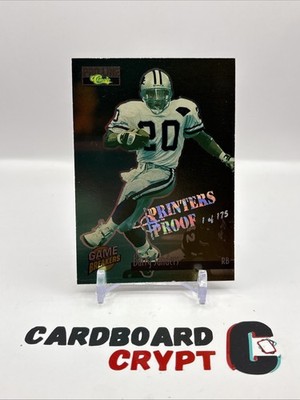 1995 Classic Pro Line Game Breakers Barry Sanders Printers Proof /175 #GB20 HOF