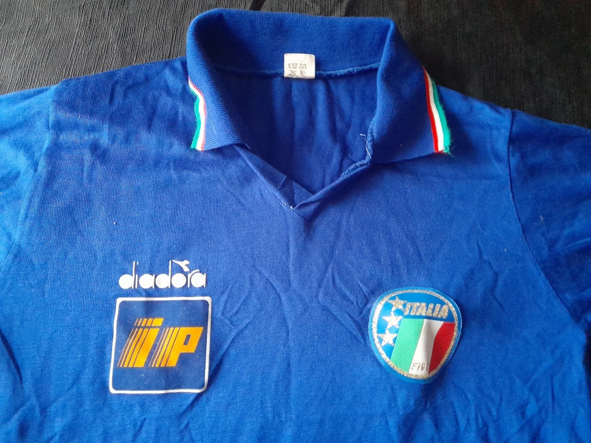 MAGLIA ITALIA CALCIO NAZIONALE ITALIANA ITALY Puma VINTAGE MATCH Worn