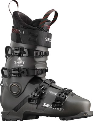 Salomon Shift Pro 120 at Mens Ski Boots Belluga/Black/Silver Sz 10/10.5