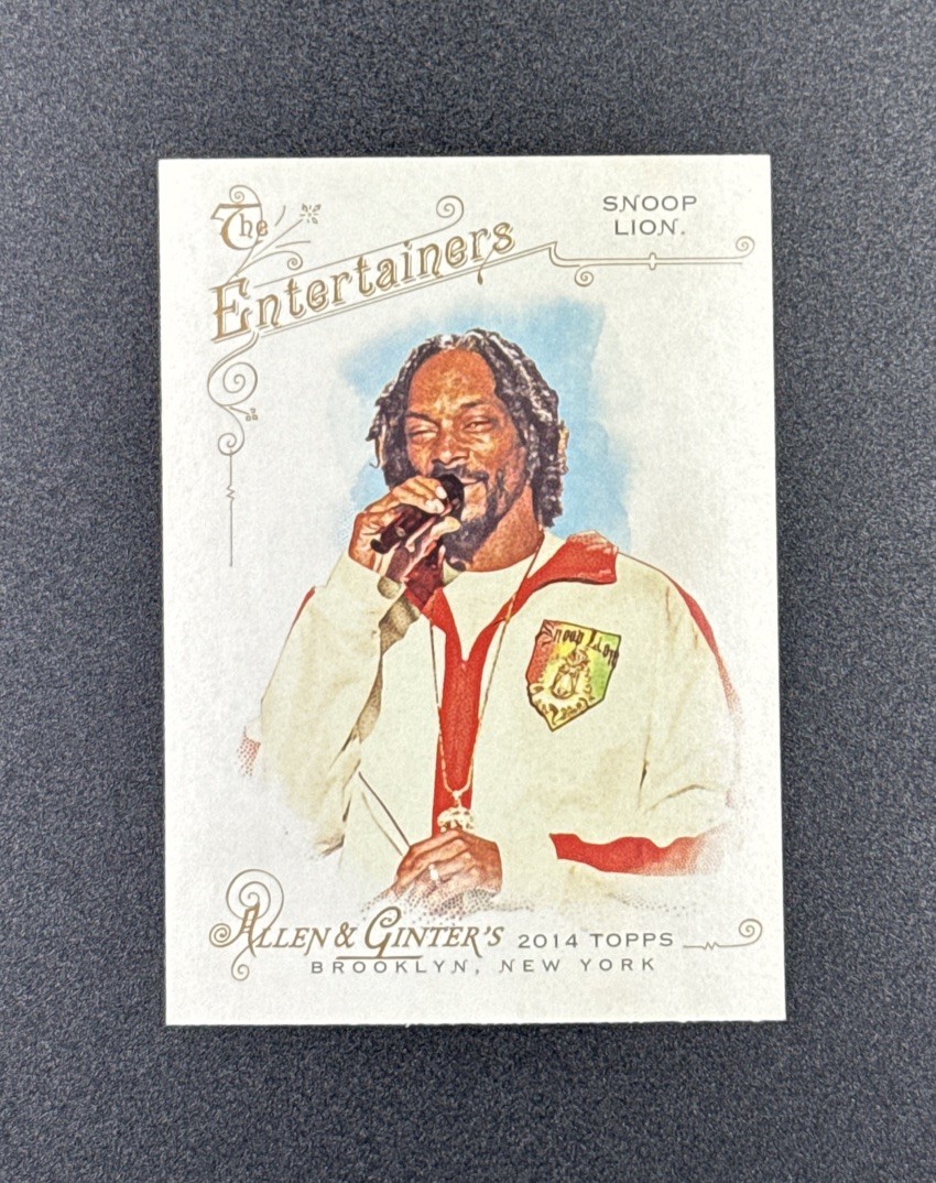 Snoop Dogg Lion 2014 Topps Allen & Ginter #23 RC Rookie Card Personalities