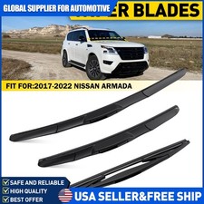 3X Front Rear Windshield Wiper Arm Blade Kit ...