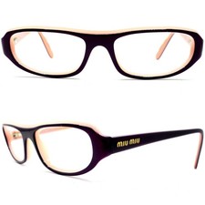 Authentic MIU MIU VMU 11F 51-16 Optic Frames Eyeglasses Purple/Pink