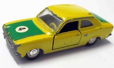 Schuco Modell 1:66 No: 301 810 Ford Escort GT Limosine Hundeknochen grün gelb