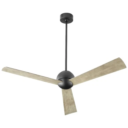 Oxygen Lighting - Rondure - 54 Inch 3 Blade Ceiling Fan-Black Finish - Picture 1 of 2