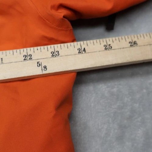 Planet Earth Jacket Mens Large Orange Ski Snow Waterproof Hooded Full Zip VTG image 11