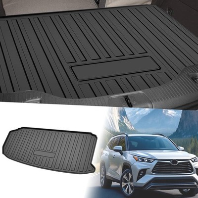 Flat Face Cargo Liner Rear Trunk Mat for Toyota Highlander 2024-2025 TPE 1 Pc