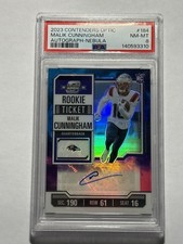 2023 Panini Contenders Optic Malik Cunningham Auto Rookie Ticket NUMBERED #/2