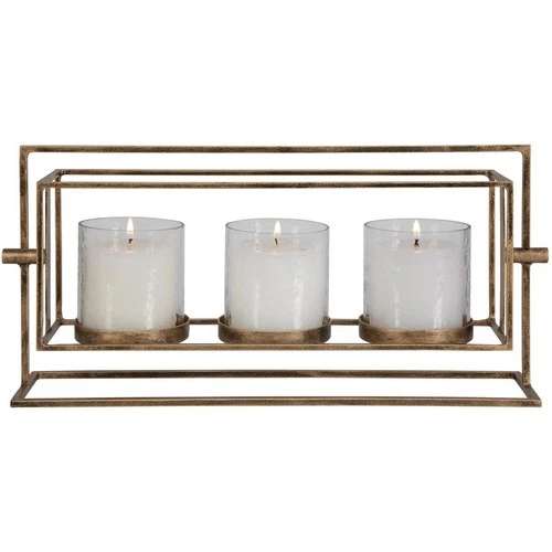Uttermost 18107 Wenman 17.25 X 8 inch Triple Candleholder - Picture 1 of 5
