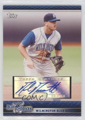 2010 Topps Pro Debut Prospect Blue /199 Mike Moustakas Michael #PDA-MMO Auto l4k