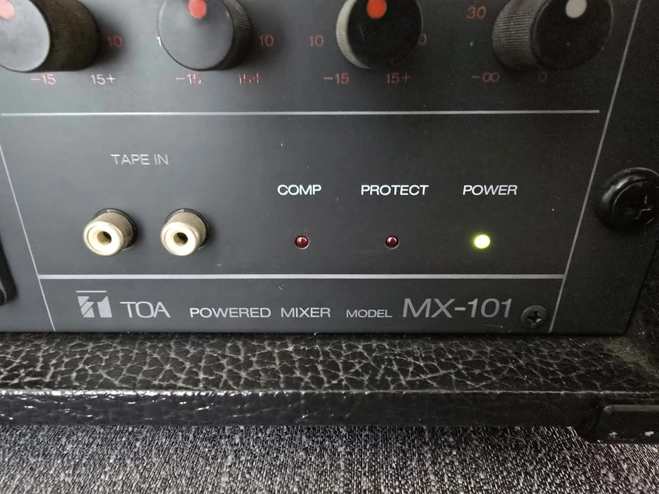 TOA Amplifier Model MX-101 4 Channel Power Mixer AMP Live Music Band Works Great - Image 4 of 4