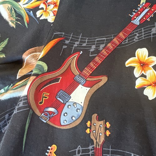 Set 3 Herren XL Hawaiihemden inkl. 100% Seide Marc Edward’s Swordfish Gitarre - Bild 17 von 18