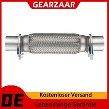 Flexrohr Auspuffrohr Flexstück Ø45 passt für Opel 1x Satz Universal Edelstahl