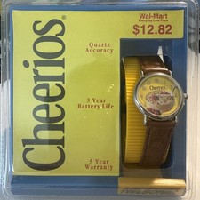 Cheerios Nelsonic Vintage Advertising Watch - NEW NOS