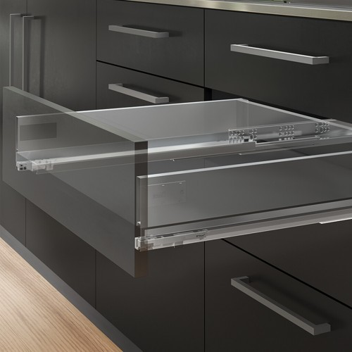 Tiroir Vertex 3D gris anthracite en acier robuste de 40 kg